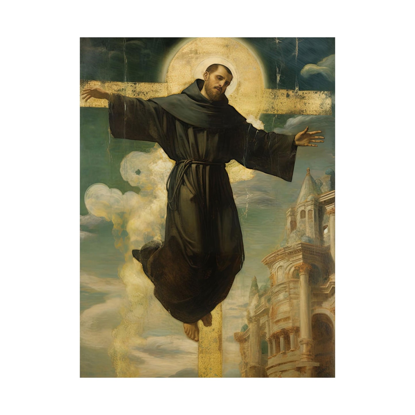 Saint Joseph of Cupertino Print - Sanctified Souls Print - Multiple Sizes - Premium Matte Vertical Posters