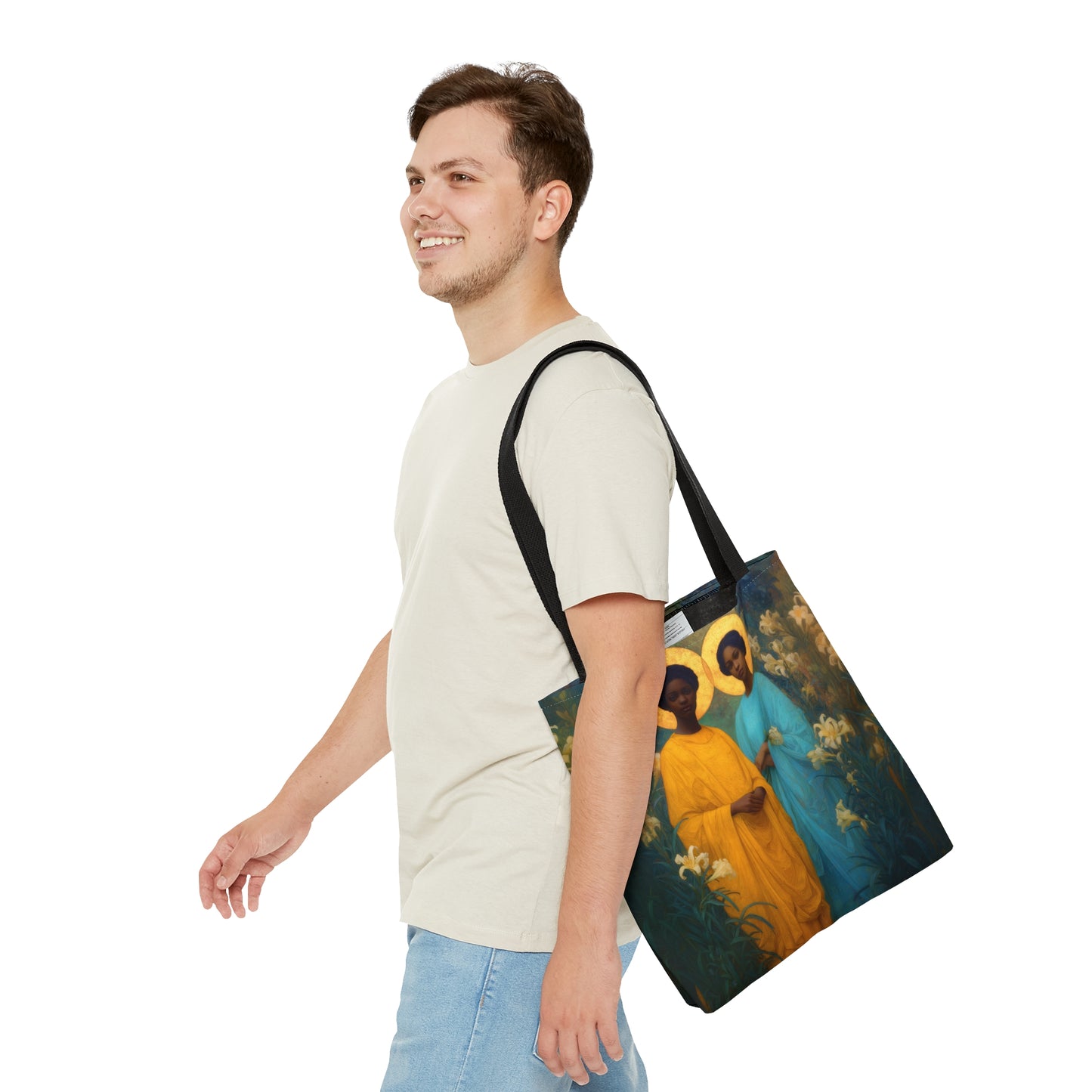 Saint Perpetua and Saint Felicity - Tote Bag - Large Medium Small Faith Art Bag - Bible Study Faith Purse - Double Sided