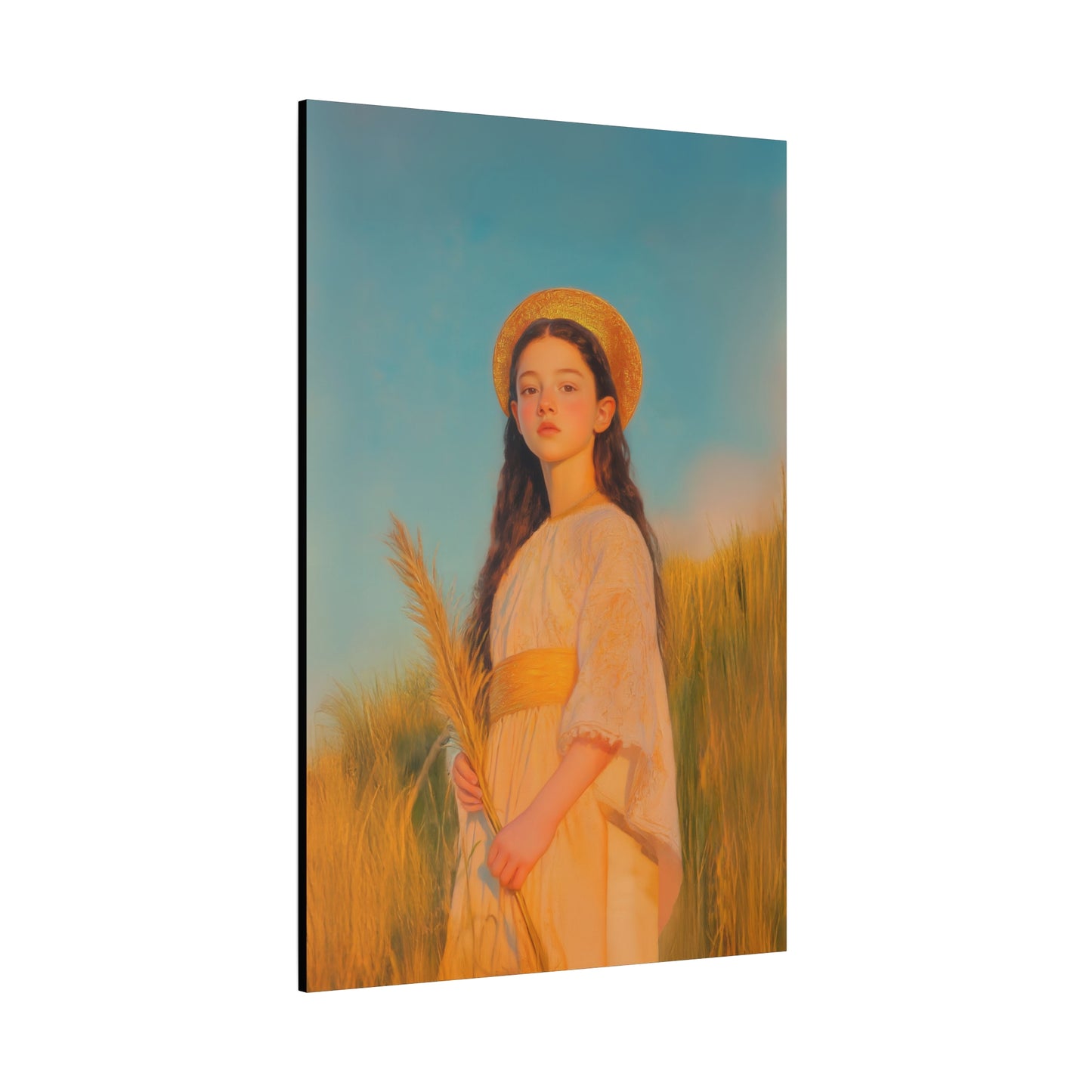 Saint Faith - Multiple Sizes - Catholic Home art - Museum Wrapped Canvas - Sanctified Souls Print - Martyr Saint
