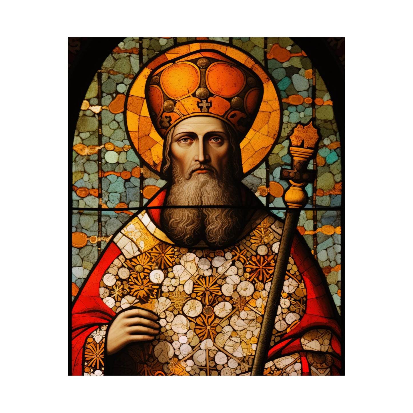 Saint Henry the II - Sanctified Souls Print - Multiple Sizes - Premium Matte Vertical Posters