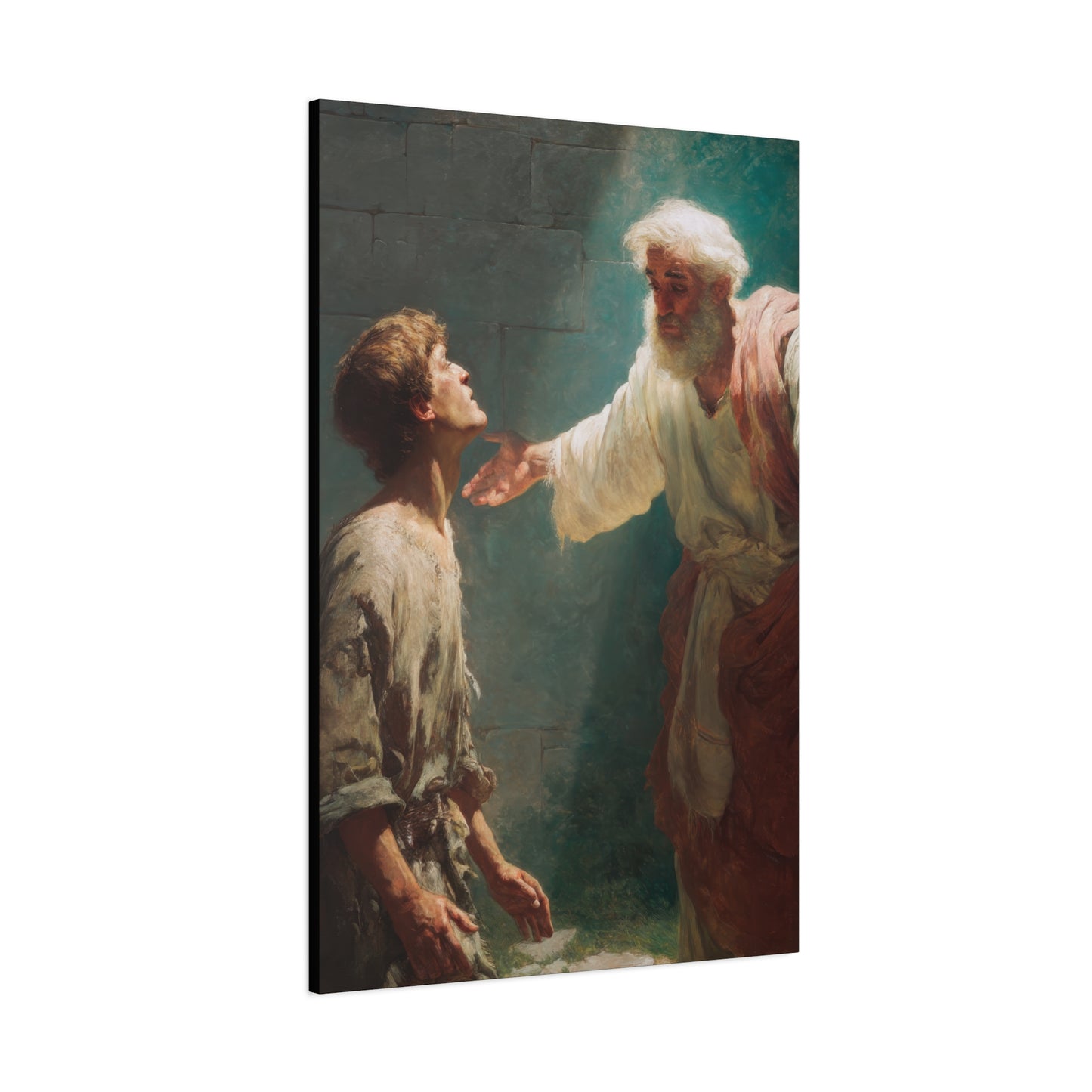 Homecoming of the Prodigal Son - Gallery Wrapped Canvas - Print - Religious Art for your Home - Catholic Art Print