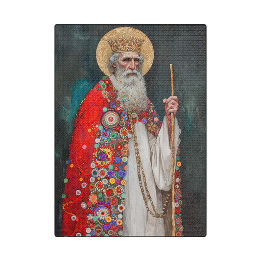St. Richard the Pilgrim - Catholic Saint Canvas Print
