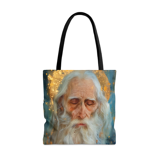 Saint Paul the Simple Tote Bag - Large Medium Small Faith Art Bag - Catholic Faith Art purse - Double Sided