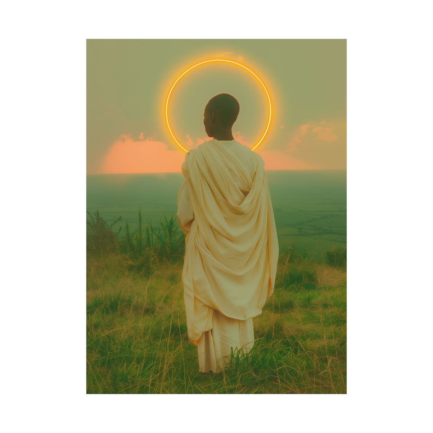 Saint Charles Lwanga- Sanctified Souls Print - Multiple Sizes - Premium Posters - Catholic Art - Christian Home Decor Artwork