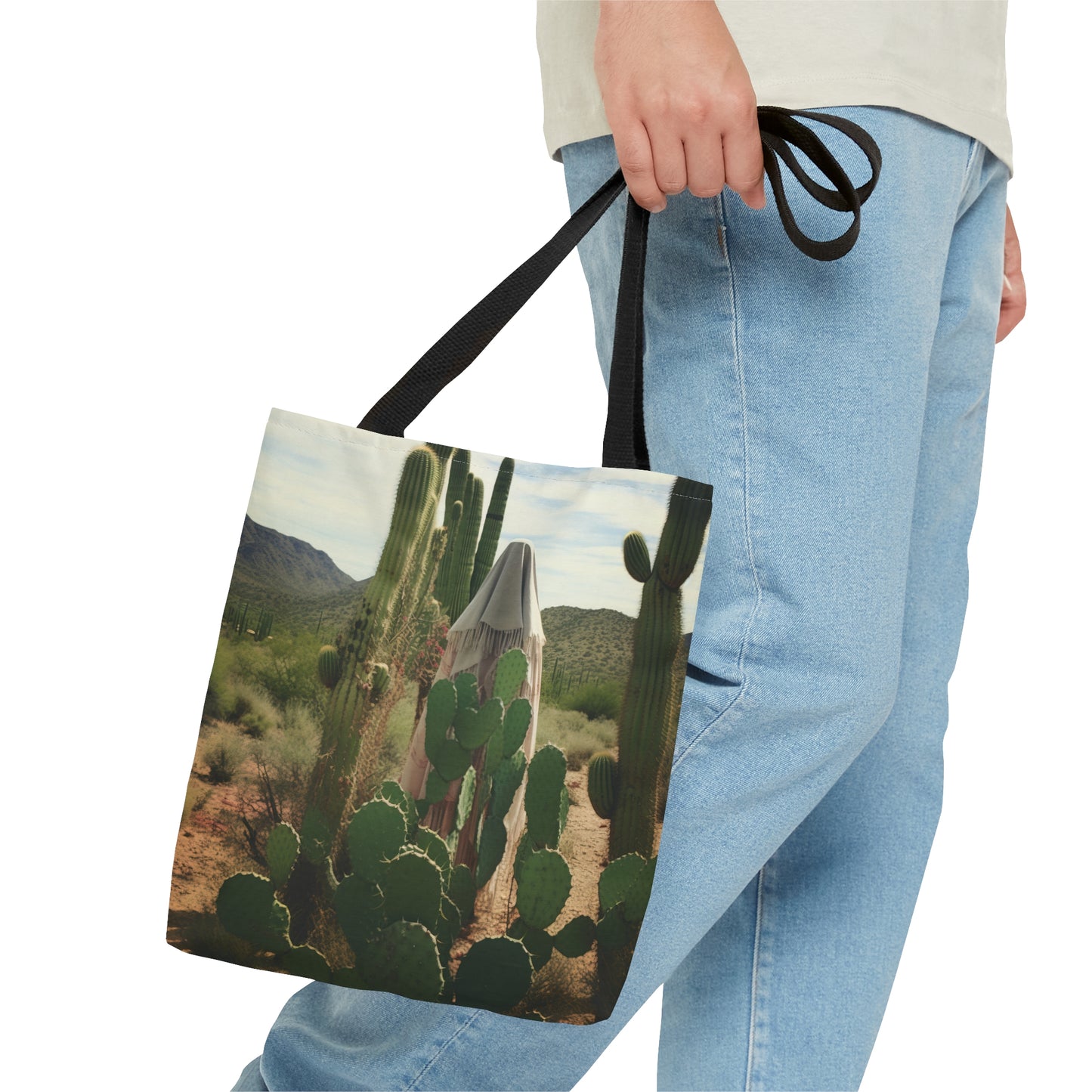 Saint Amma Syncletica Tote Bag - Catholic faith inspired carry-all purse - day to day bag - Desert Mothers Series
