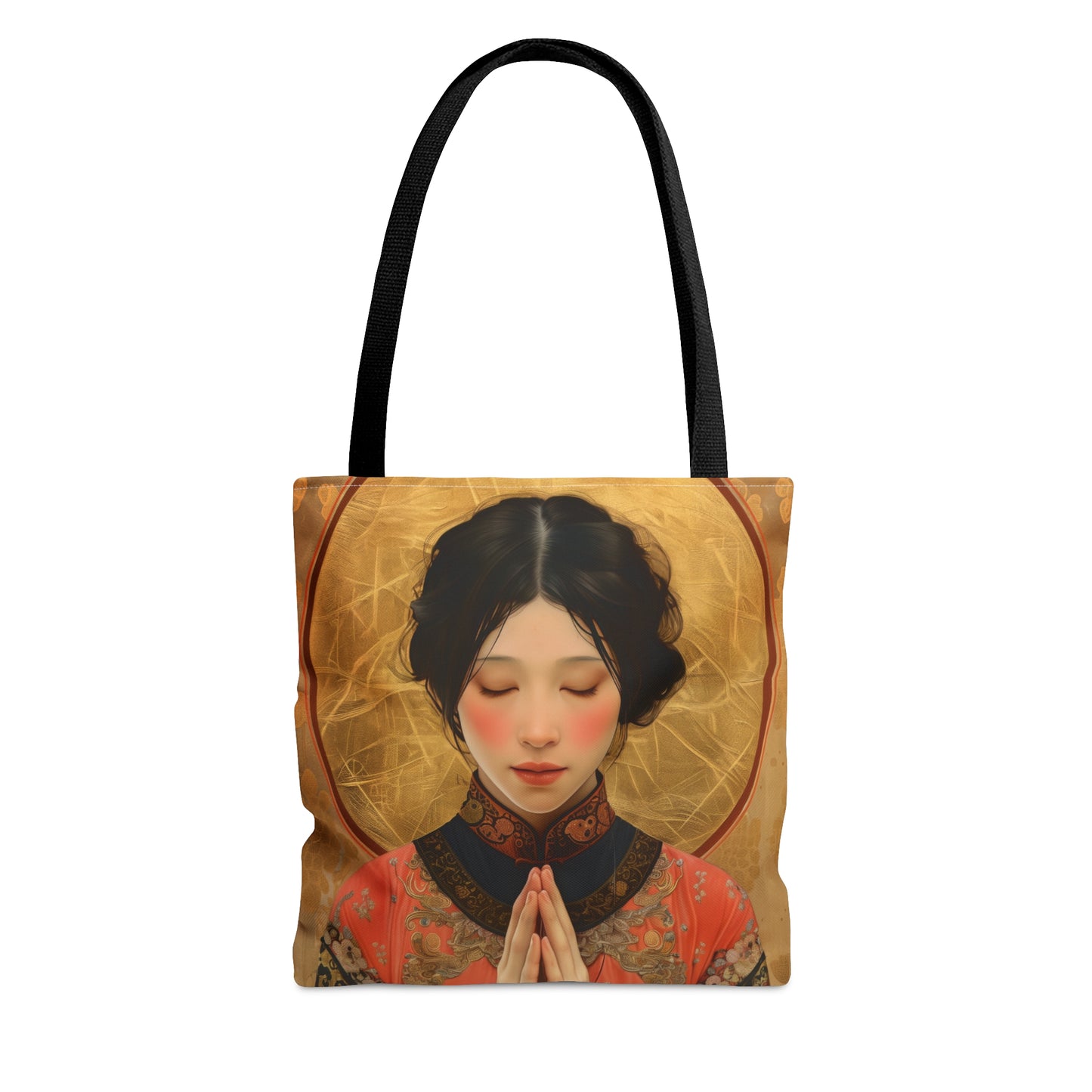 Saint Lucy Yi Zhenmei Tote Bag - Purse - Three sizes - Faith Art Bag - Catholic faith inspired carry-all purse - Double Sided