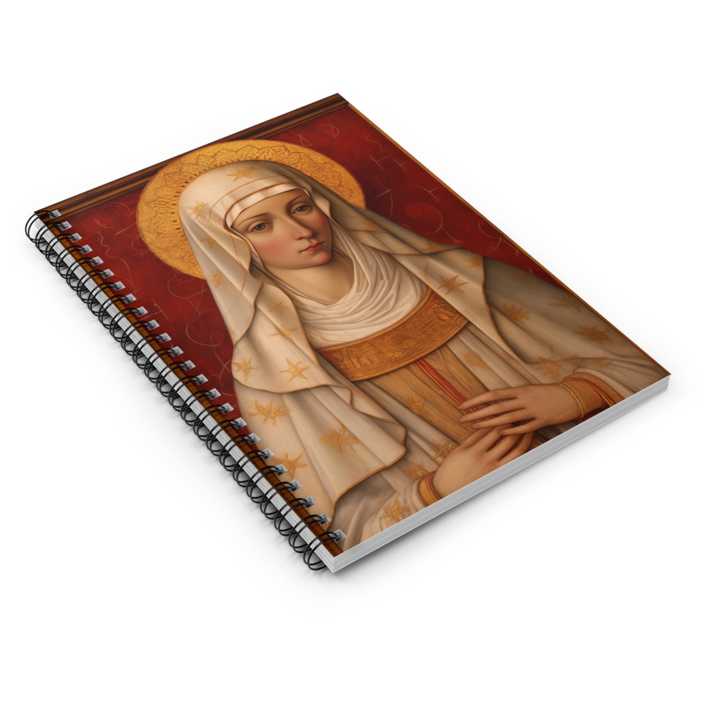 Saint Isidora - The Fool for Christ Spiral Journal - Sanctified Souls Art - Religious Based Notebook - Spiral Notebook - Prayer Journal