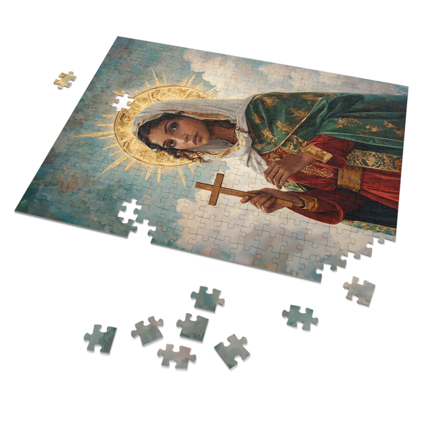 Saint Claudia - Puzzle and Keepsake Tin - Religious (30, 110, 252, 500,1000) - Religious Puzzle - Gifts for Catholic Families - Saints