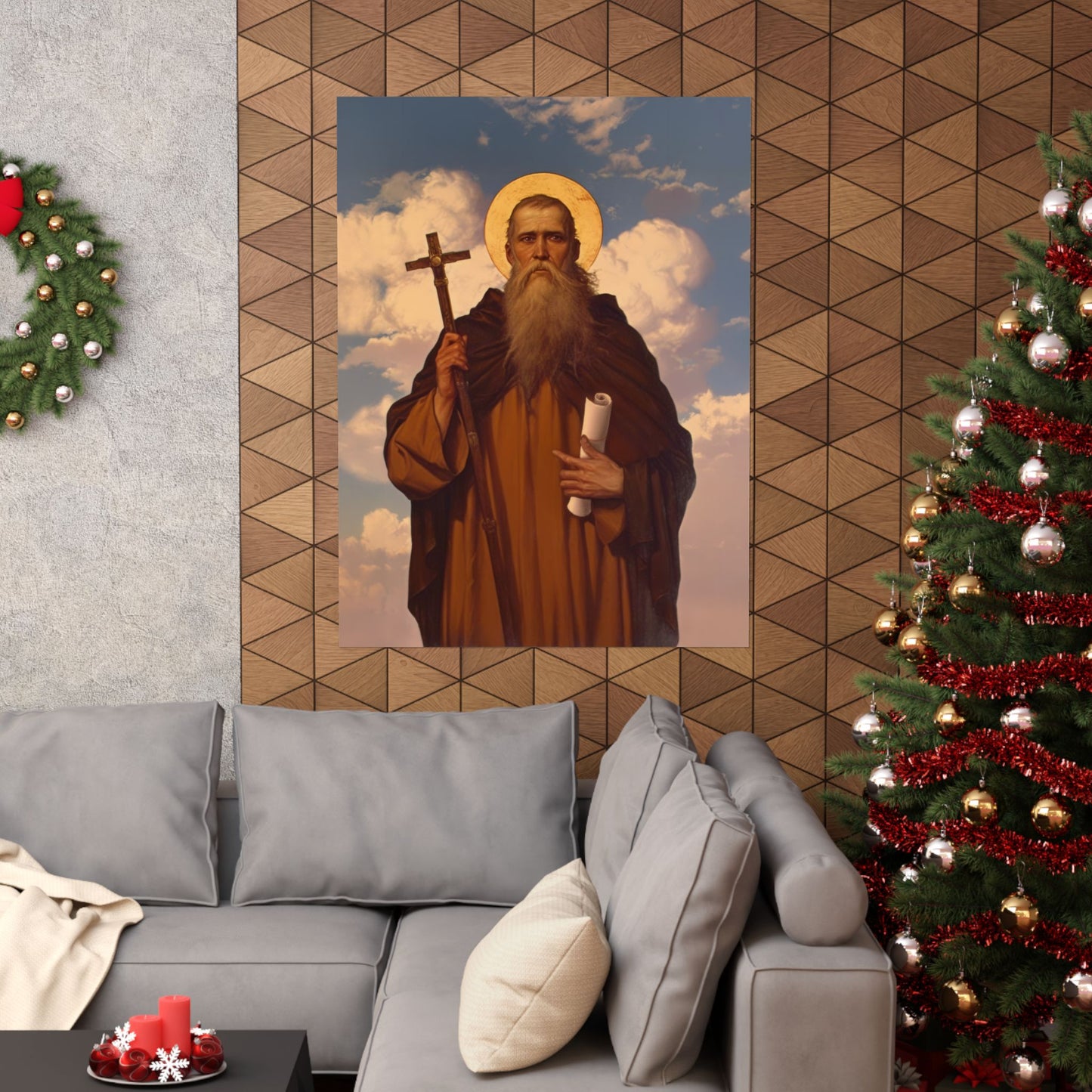 Saint Joannicus the Great / Loannikios of Mount Olympus - Sanctified Souls Print - Multiple Sizes - Premium Matte Vertical Posters