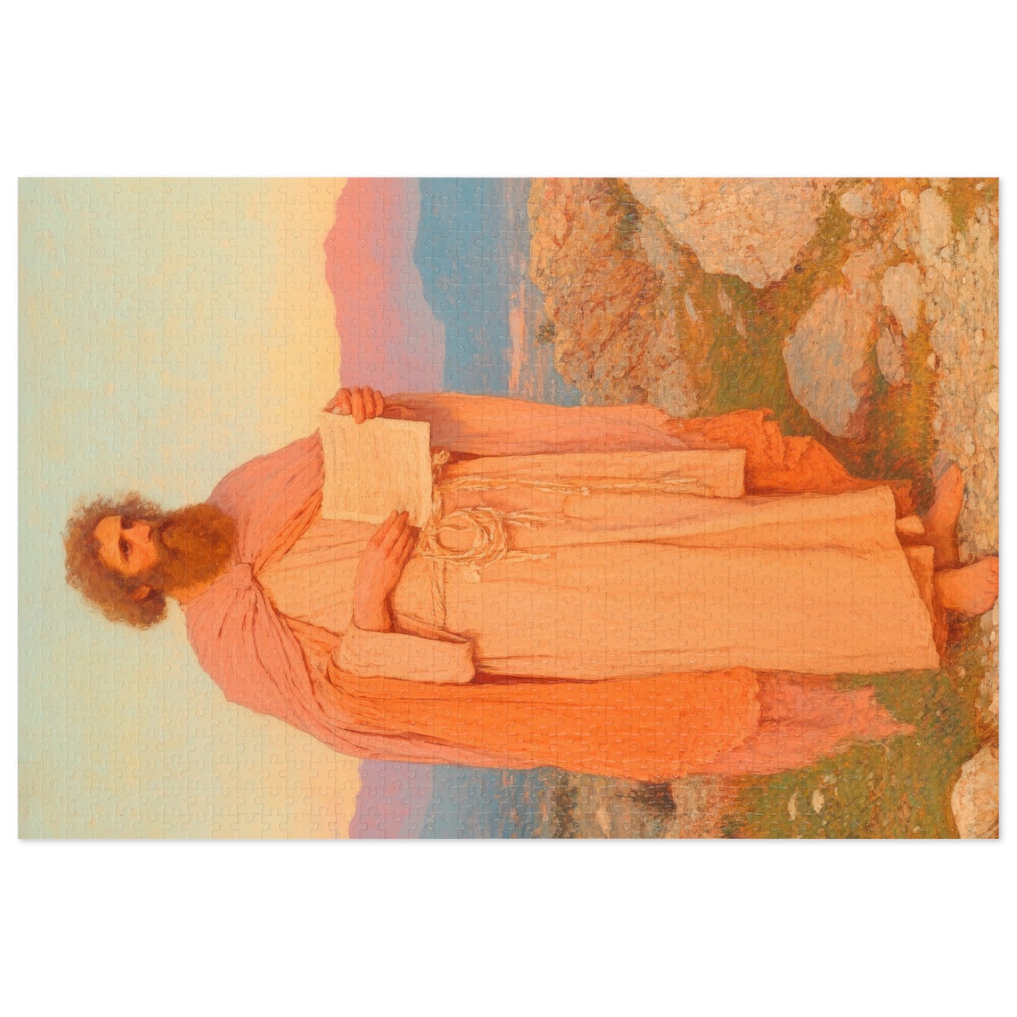 Obadiah - Keeper of the Lord's Warning and Mercy - Puzzle & Keepsake Tin - Religious Jigsaw Puzzle (30, 110, 252, 500,1000-Piece)