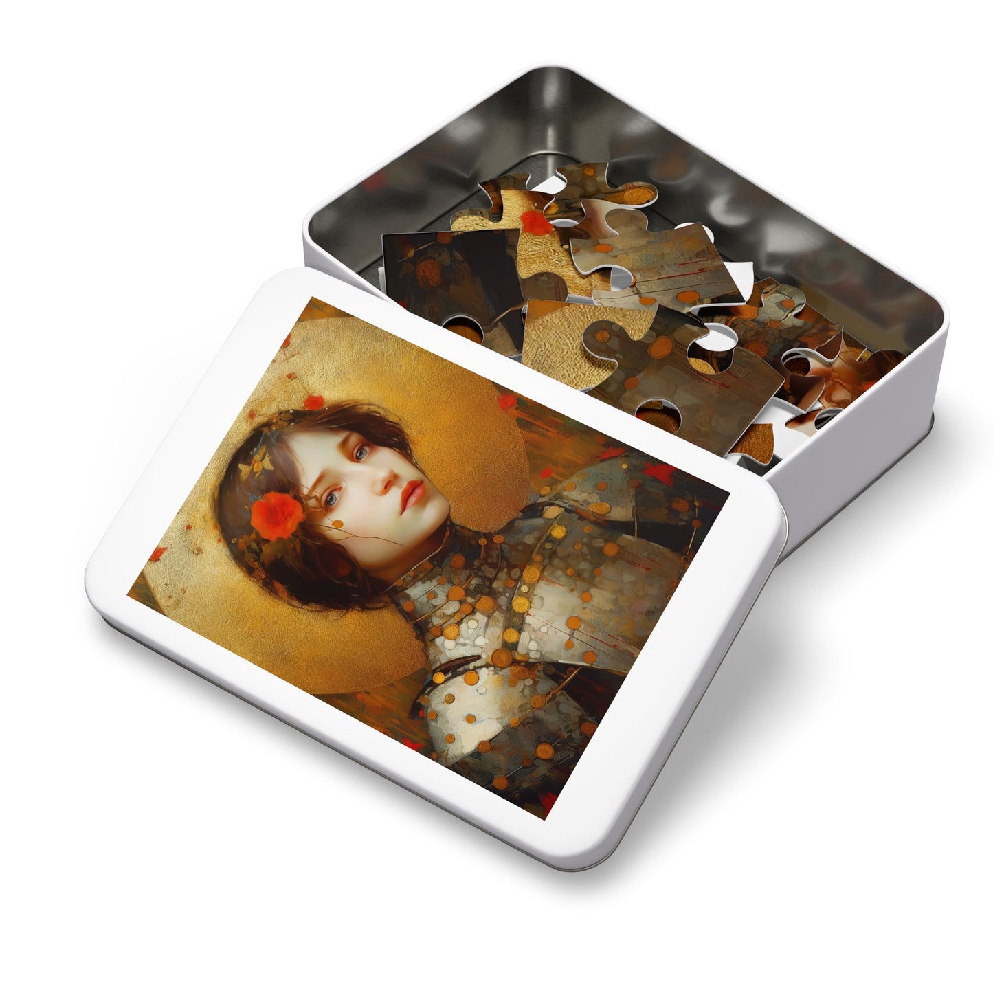 Saint Joan of Arc - Puzzle and Keepsake Tin - Religious Jigsaw Puzzle (30, 110, 252, 500,1000-Piece) - Religious Puzzle