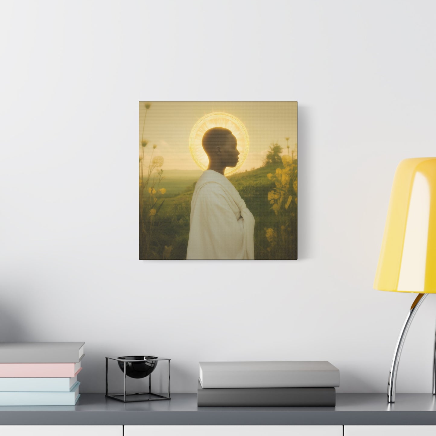 Saint Charles Lwanga -  Museum Wrapped Canvas - Sanctified Souls Print - Religious Art for your Home - Catholic Patron Saint Art