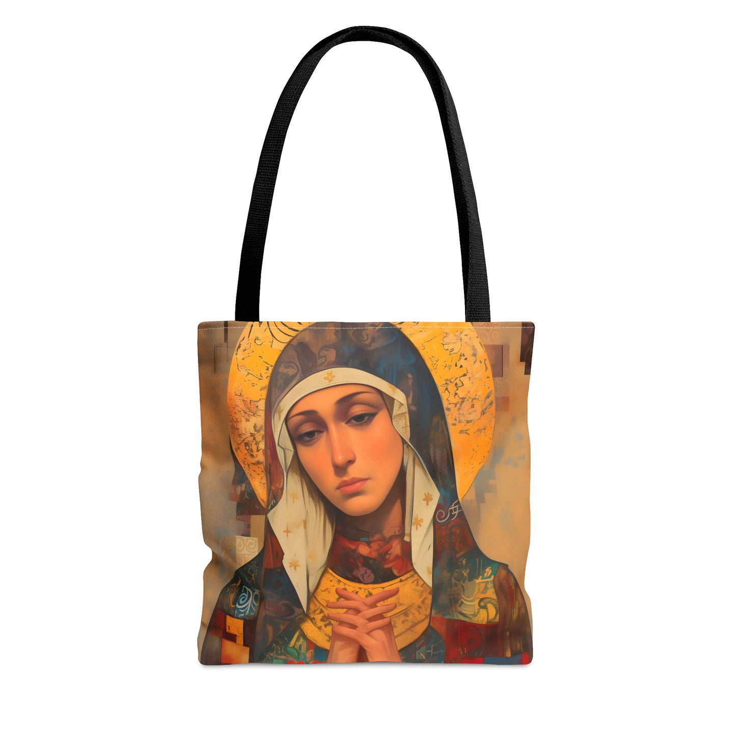 Virgin Mary - Holy Mother of Grace Tote Bag - Large Medium Small Faith Art Bag - Catholic Faith Purse - Religious Carry All
