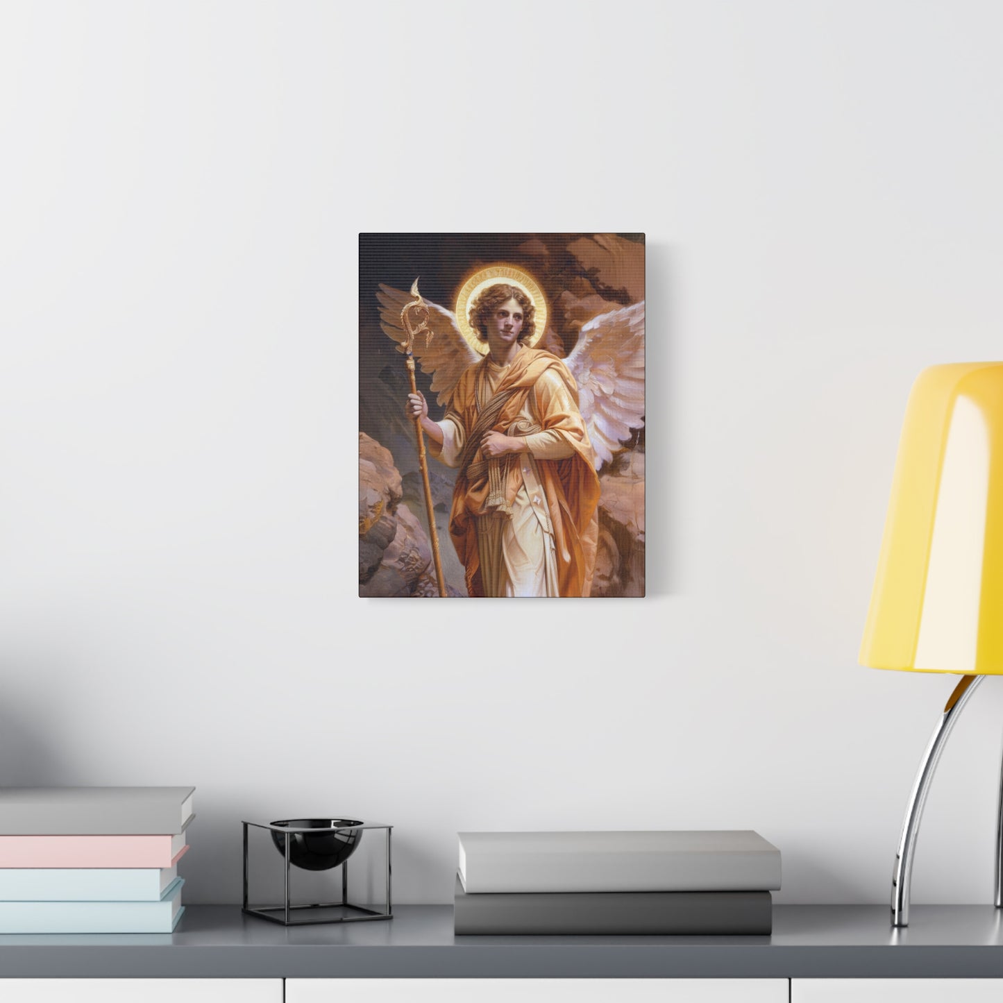 Saint Raphael the Archangel - Gallery Wrapped Canvas - Print - Religious Art for your Home - Catholic
