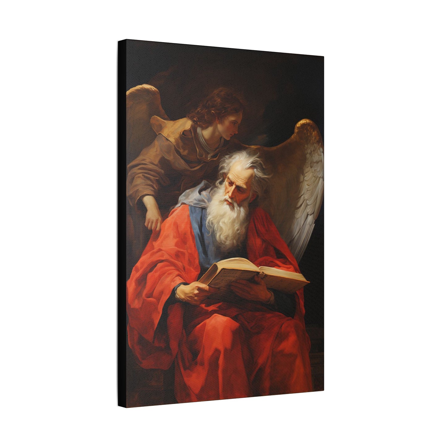 Saint Matthew the Apostle - Museum Wrapped Canvas - Sanctified Souls Print - Religious Art for your Home