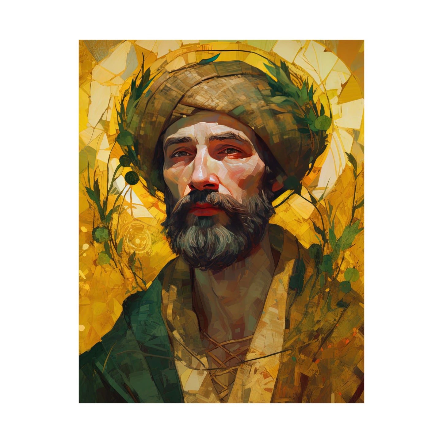Saint Isidore the Farmer - Sanctified Souls Print - Multiple Sizes - Premium Matte Vertical Posters