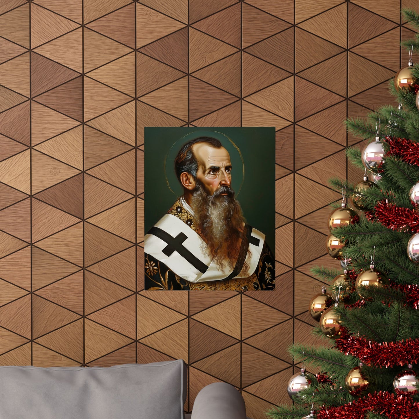 Saint Basil the Great  - Sanctified Souls Print - Multiple Sizes - Premium Matte Vertical Posters