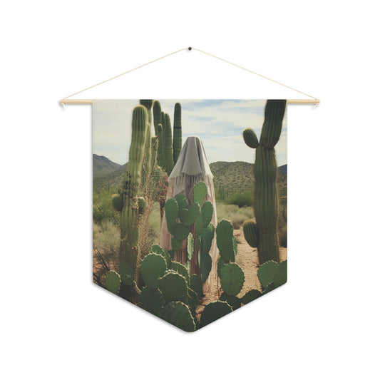 Saint Amma Syncletica Wall Banner / Wall Hanging / Desert Mother Saint - Religious Art - Prayer room - Catholic Art - 18" x 21"