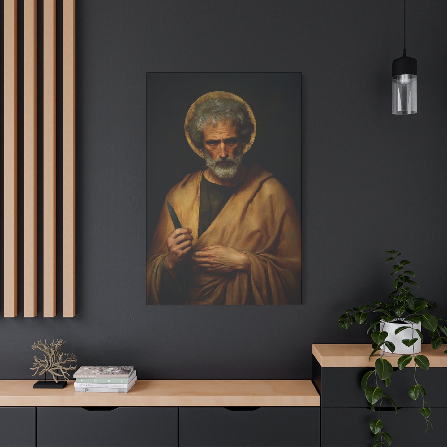 Saint Bartholomew the Apostle  - Gallery Wrapped Canvas - Print - Religious Art for your Home - Catholic