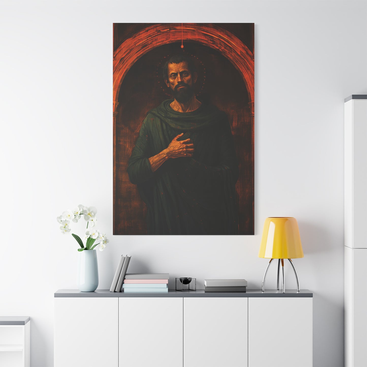 Saint Bartholomew Canvas Print - Multiple Sizes - Catholic Home art - Museum Wrapped Canvas - Sanctified Souls Print