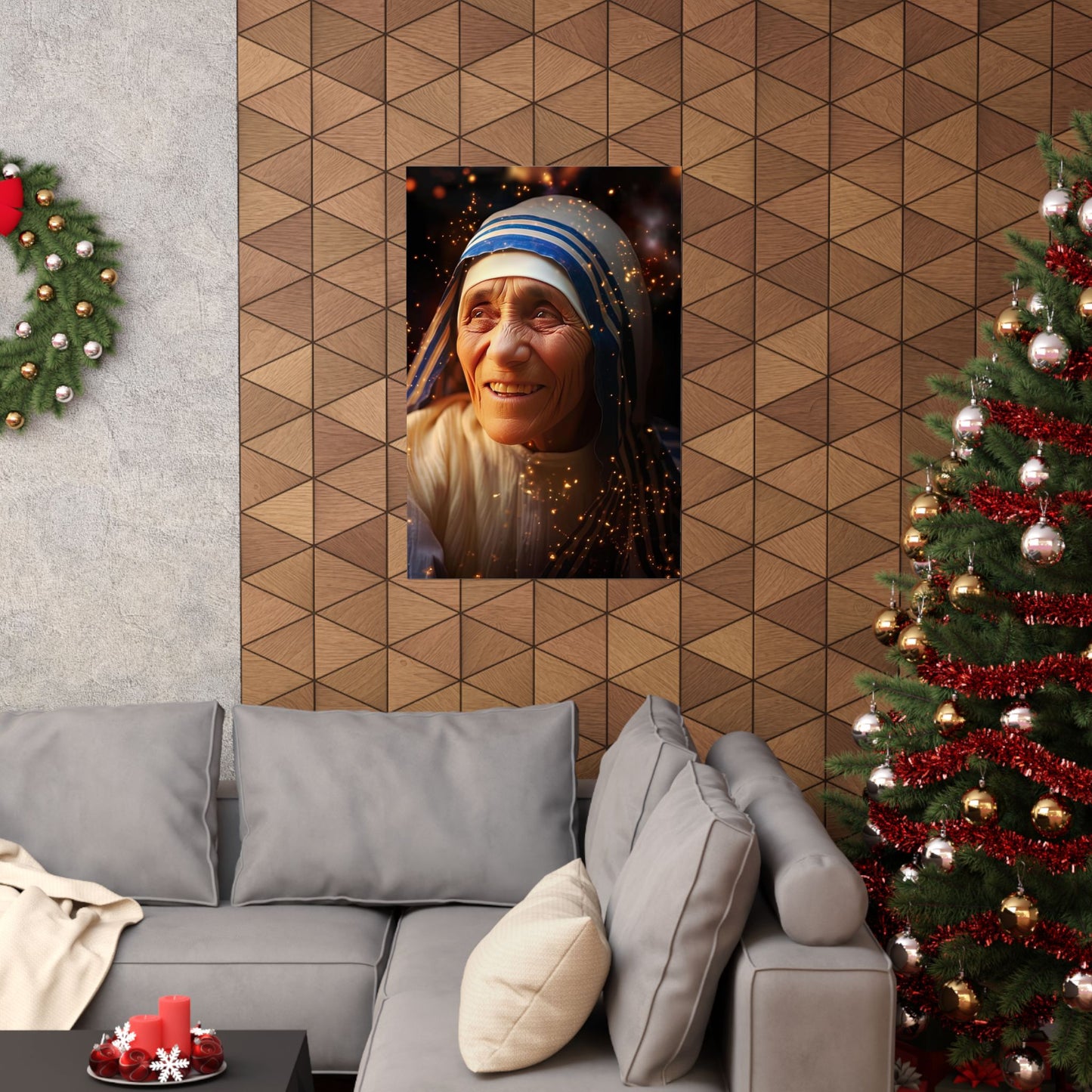 Saint Teresa of Calcutta - Mother Teresa - Sanctified Souls Print - Multiple Sizes - Premium Matte Vertical Posters