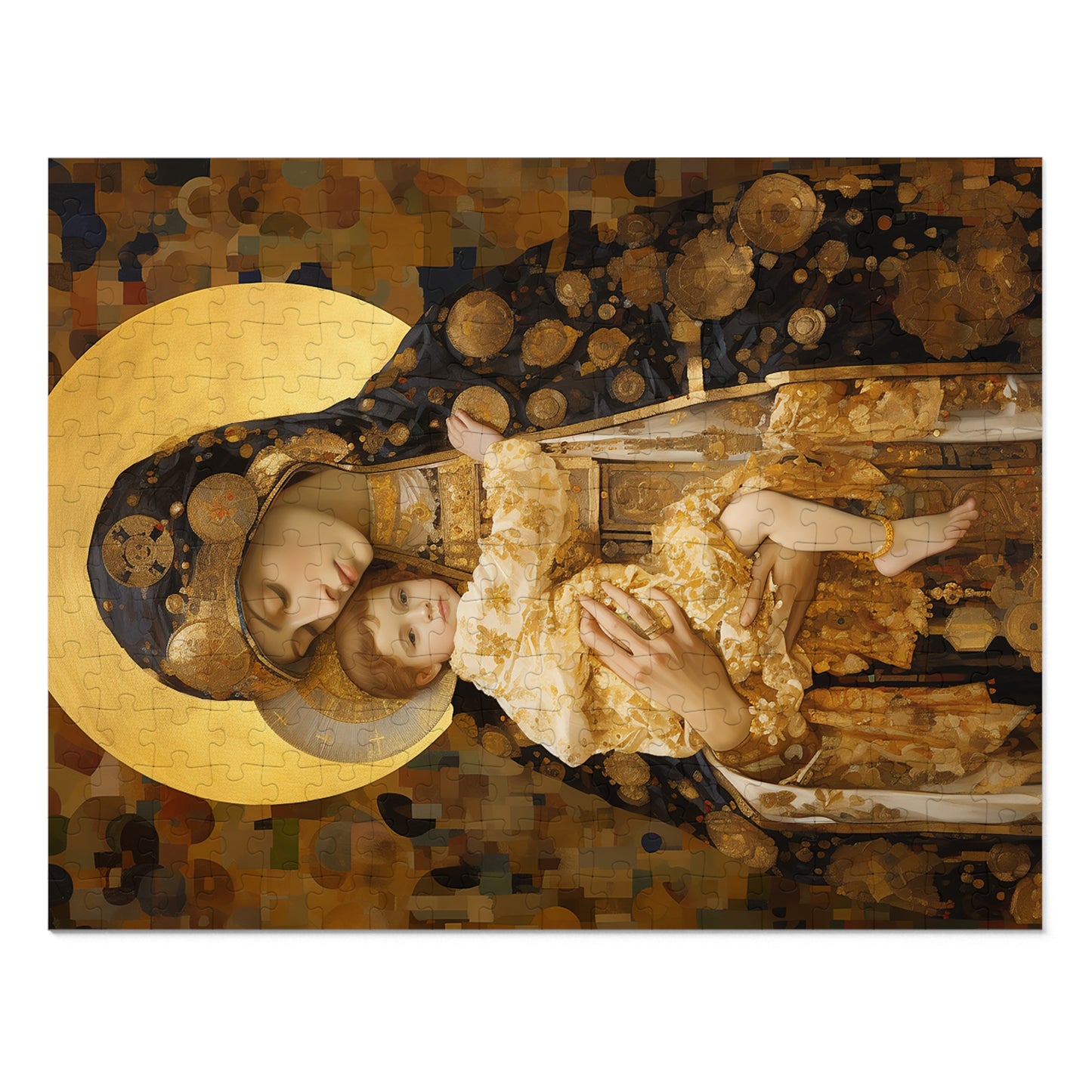 The Light of Love- Virgin Mary and the Christ Child - Religious Jigsaw Puzzle (30, 110, 252, 500,1000-Piece) - Catholic Art - Faith Art