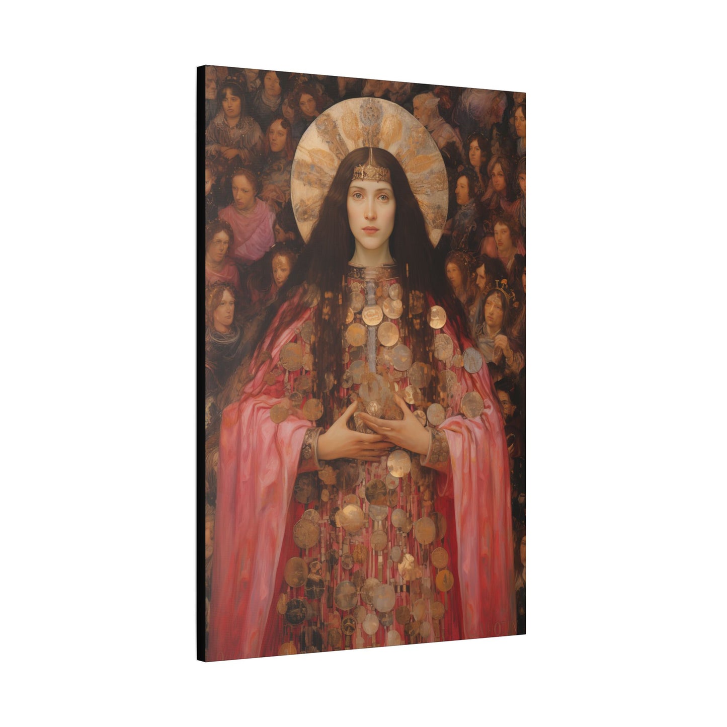 Saint Praxedes Canvas Print - Multiple Sizes - Catholic Home art - Gallery Wrapped Canvas - Sanctified Souls Print