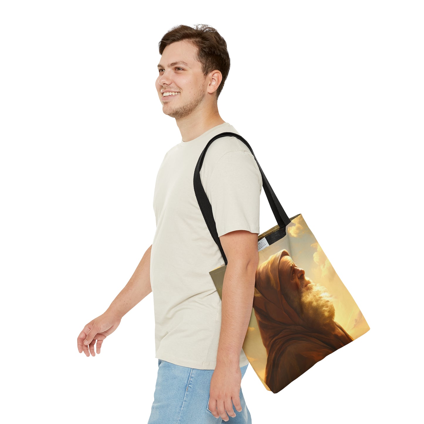 Father Abraham - Tote Bag - Large Medium Small Faith Art Bag - Bible Study Faith Purse - Double Sided