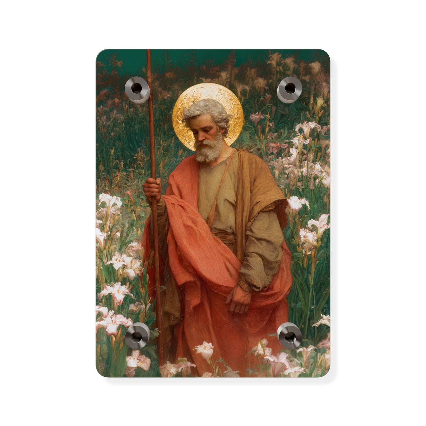 Saint James the Lesser Wall Art Panel - Ready to Hang Acrylic Print - Catholic Saint Art - Patron Saint Print - No Frame needed
