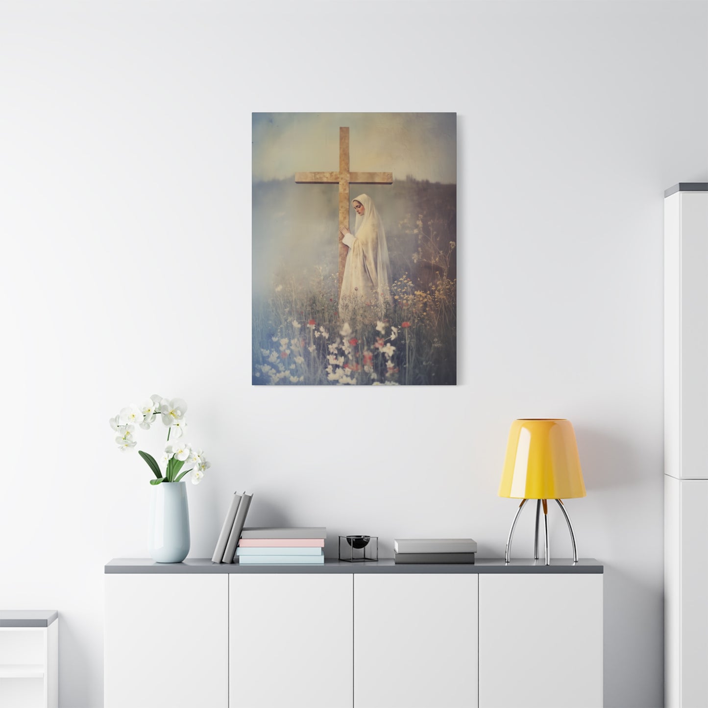 The Feast of the Exaltation of the Holy Cross - Multiple Sizes - Catholic Home art - Museum Wrapped Canvas - Sanctified Souls Print