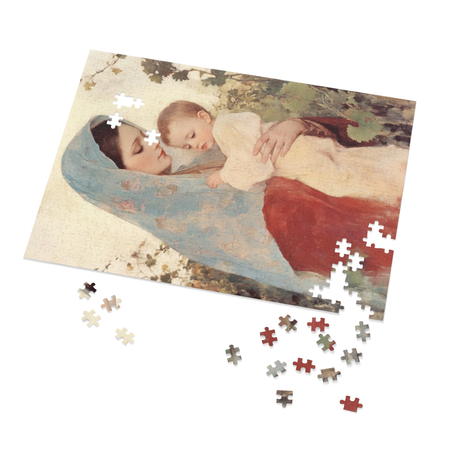 Our Lady of the Grapes / Out Lady of the Harvest - Puzzle & Keepsake Tin - Religious Jigsaw Puzzle (30, 110, 252, 500,1000-Piece)