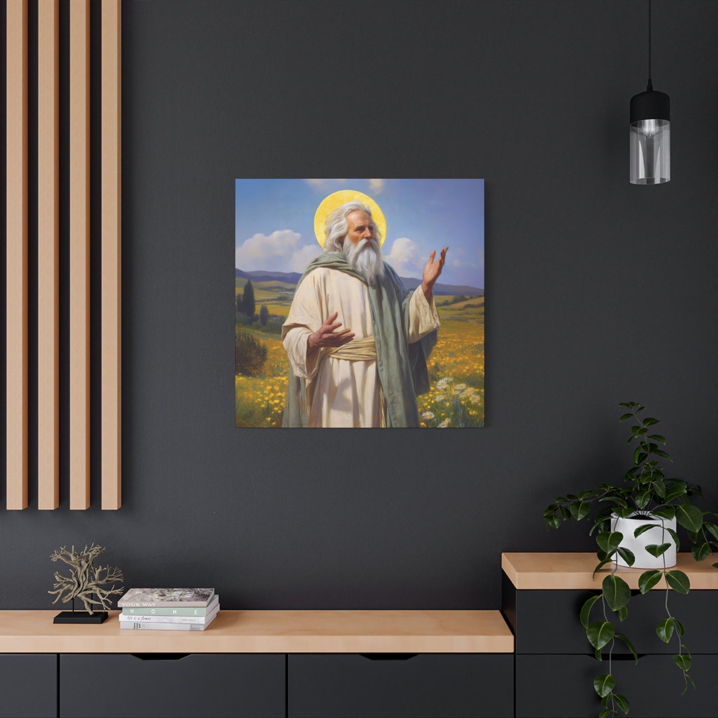 Saint Hilary of Arles - Gallery Wrapped Canvas - Print - Religious Art for your Home - Catholic Art Print