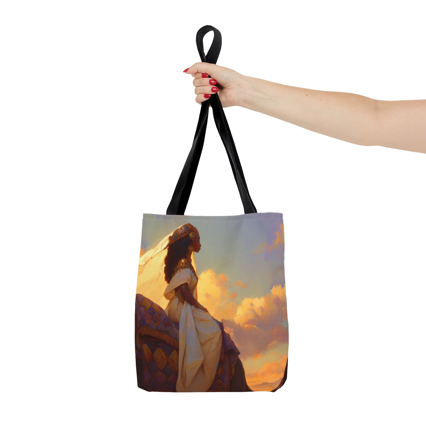 Queen of Sheba - Tote Bag - Large Medium Small Faith Art Bag - Catholic Faith Purse