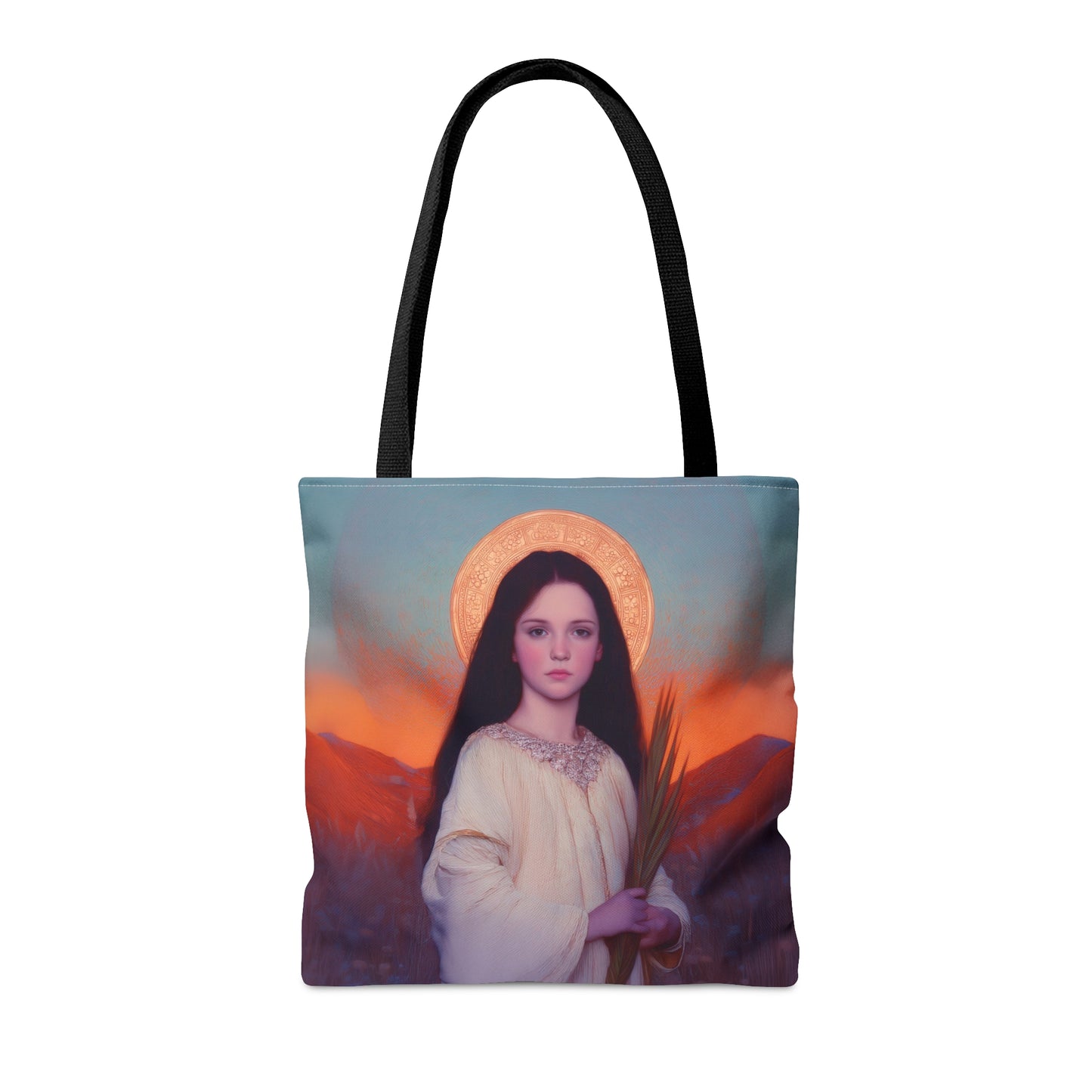 Saint Hope - Tote Bag - Large Medium Small Faith Art Bag - Bible Study Faith Purse - Double Sided Prayer Tote - Catholic Saint