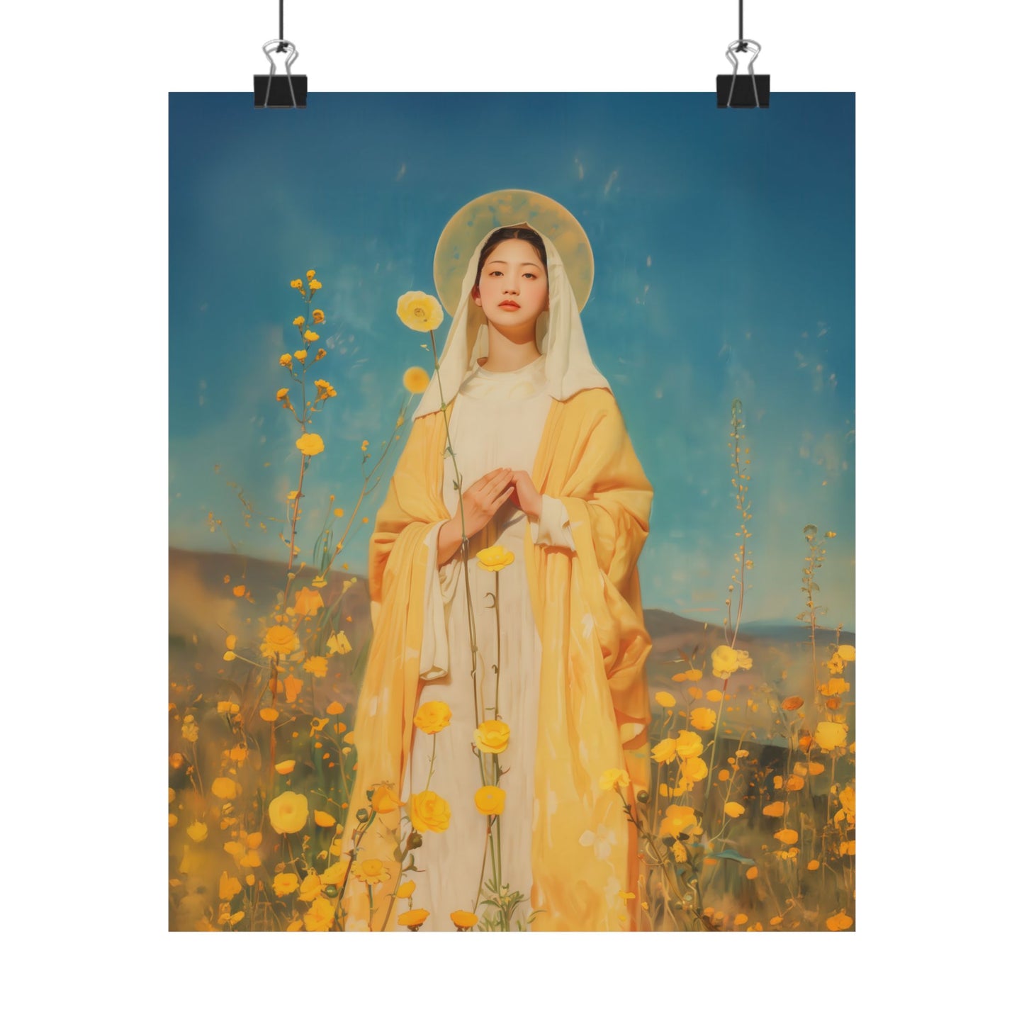Saint Agatha Lin - Sanctified Souls Print - Multiple Sizes - Premium Matte Vertical Posters