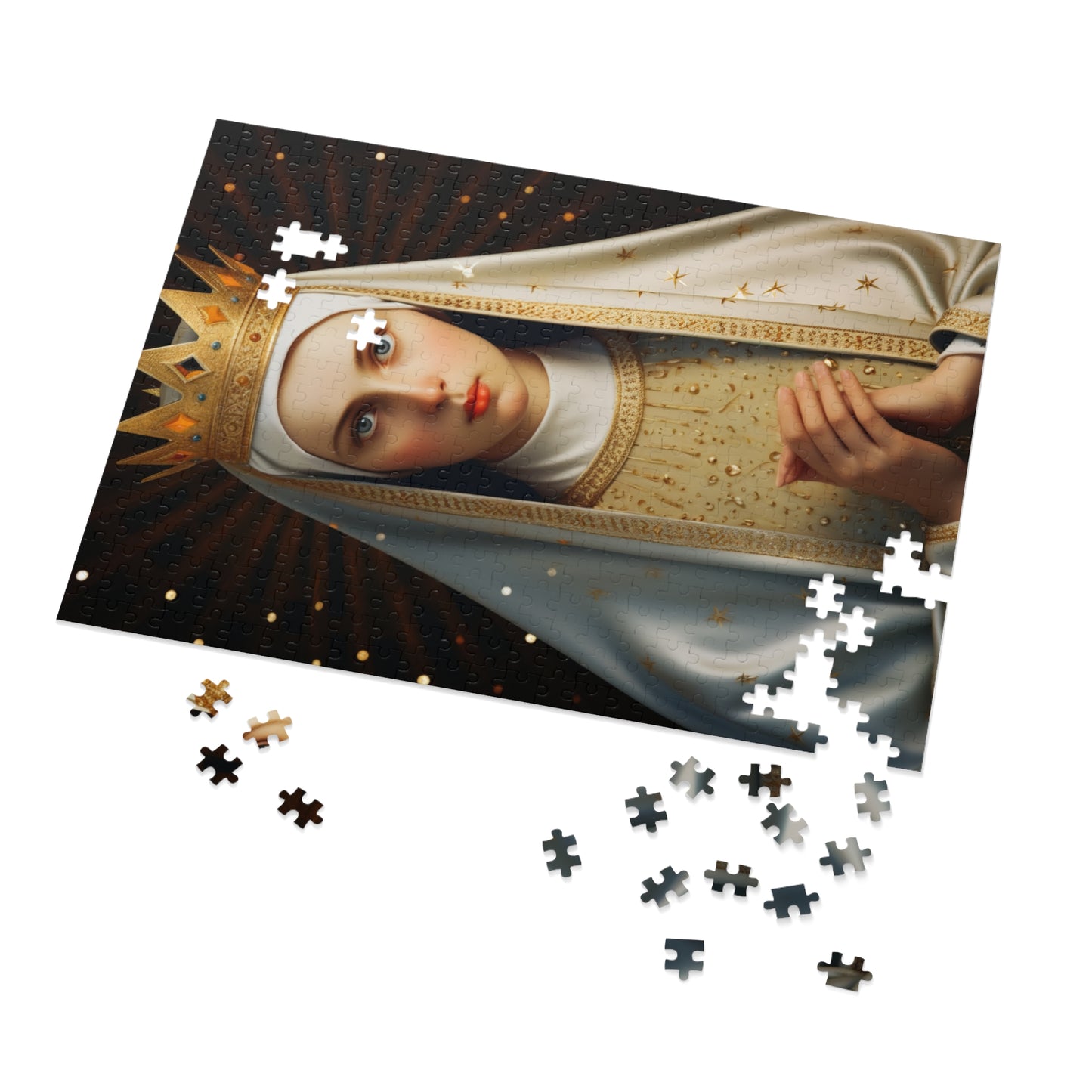 Saint Kinga of Poland - Puzzle and Keepsake Tin - Religious Jigsaw Puzzle (30, 110, 252, 500,1000-Piece) - Religious Puzzle