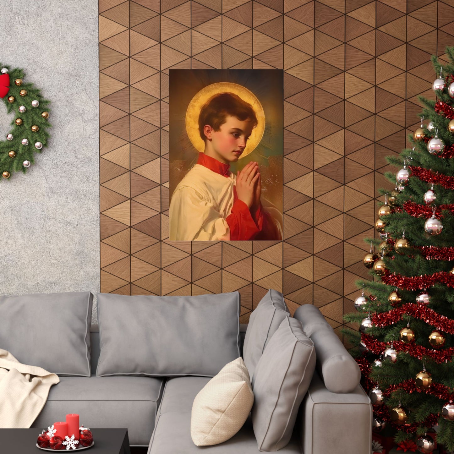 Saint Dominic Savio - Sanctified Souls Print - Multiple Sizes - Premium Posters - Catholic Art - Christian Home Decor Artwork