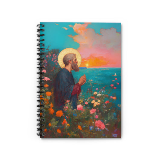 Saint Philip the Apostle - Sanctified Souls Art - Religious Based Notebook - Spiral Notebook