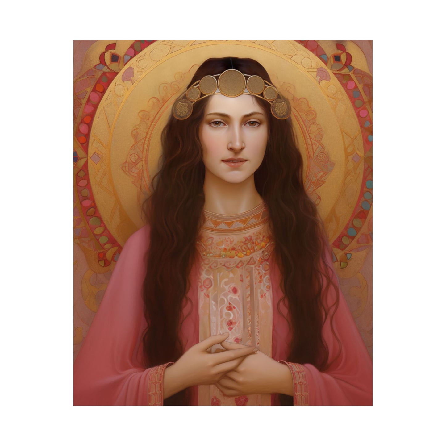 Saint Apollonia Print - Sanctified Souls Print - Multiple Sizes - Premium Matte Vertical Posters