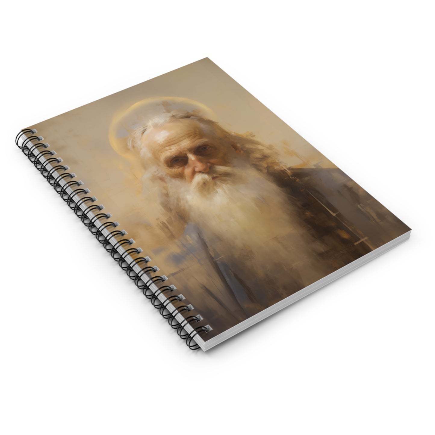 Saint Zachariah - Sanctified Souls Art - Religious - Spiral Notebook - Ruled - Catholic - Devotional Journal - Journal Diary