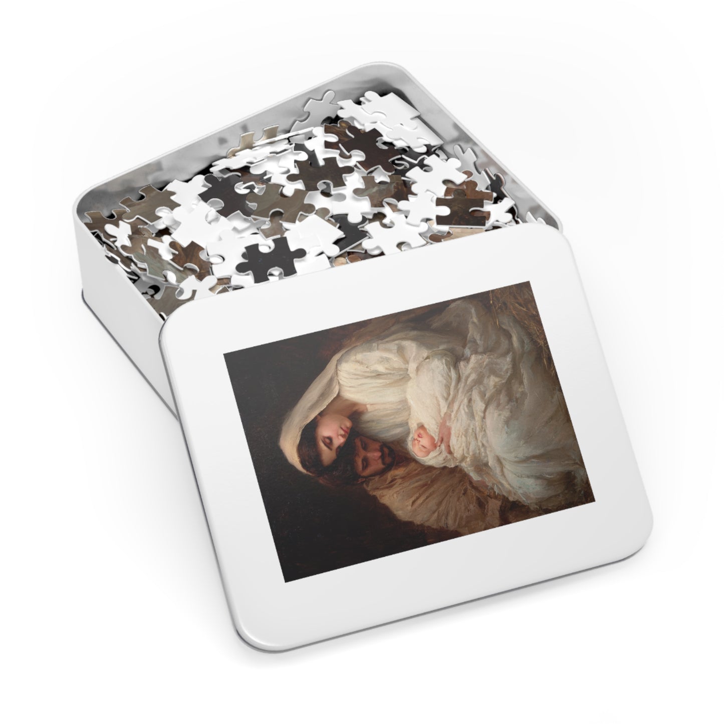 The Quiet Kingdom of the Holy Family - Puzzle & Keepsake Tin - Religious Jigsaw Puzzle (30, 110, 252, 500,1000-Piece)