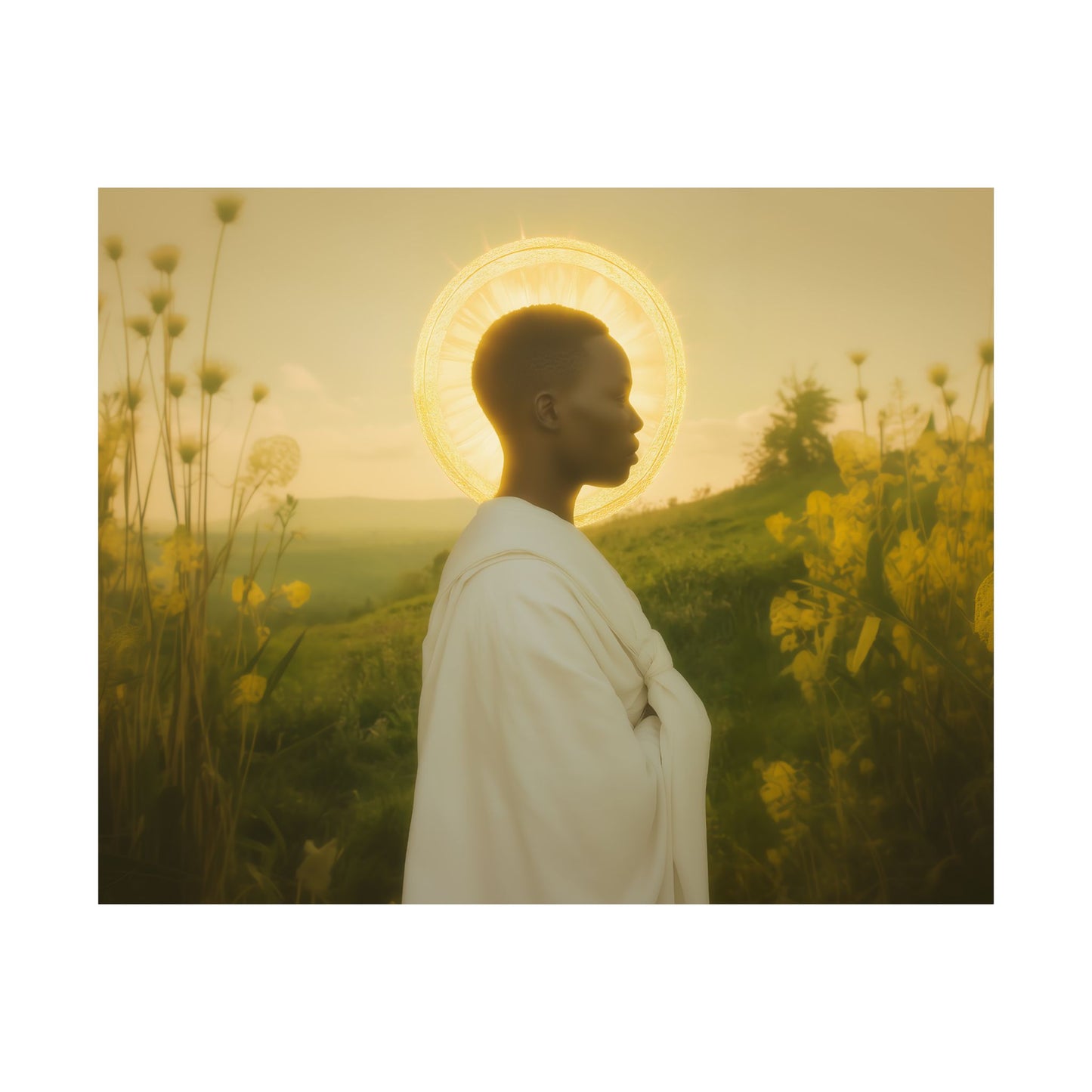 Saint Charles Lwanga- Sanctified Souls Print - Multiple Sizes - Premium Posters - Catholic Art - Christian Home Decor Artwork