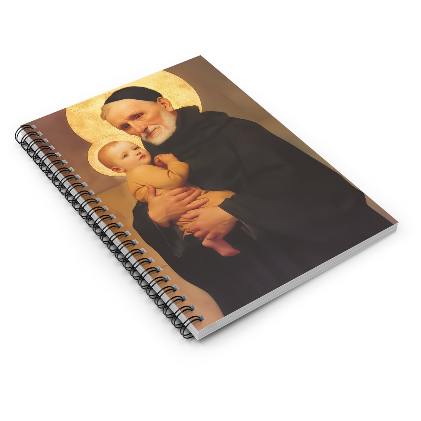 Saint Bernardino Realino - Sanctified Souls Art - Religious - Spiral Notebook - Ruled Line - Catholic Religious art present gift