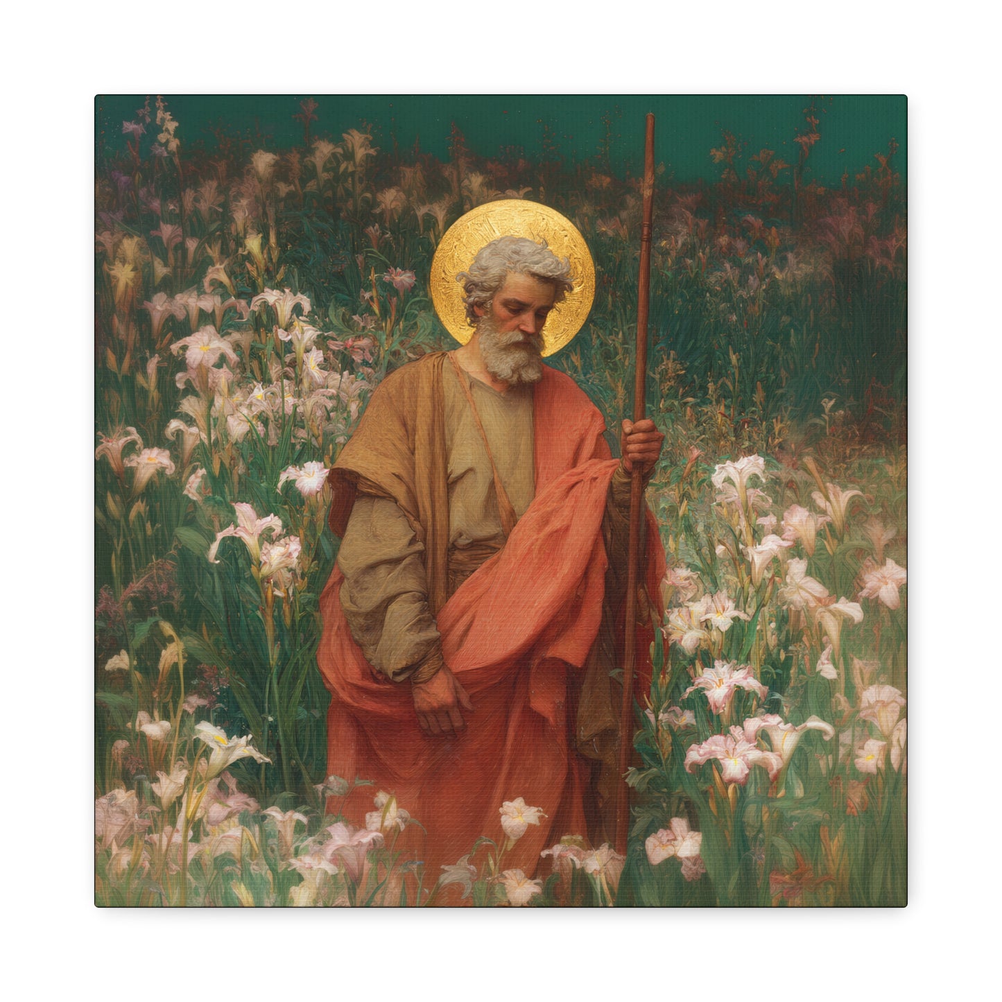 Saint James the Lesser -  Museum Wrapped Canvas - Sanctified Souls Print - Religious Art for your Home - Catholic Patron Saint Art