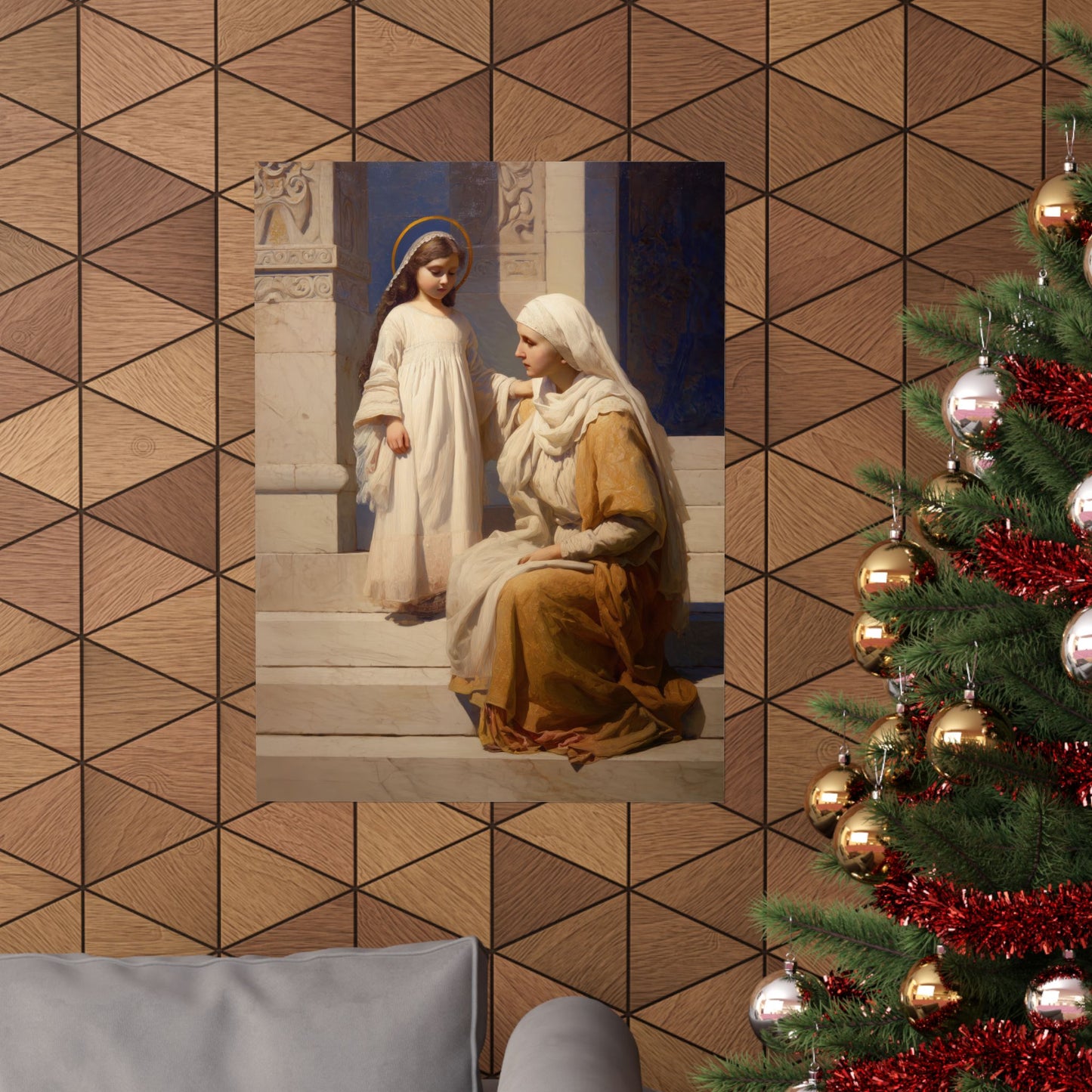 The Feast of the Presentation of the Blessed Mary - Sanctified Souls Print - Multiple Sizes - Premium Matte Vertical Posters