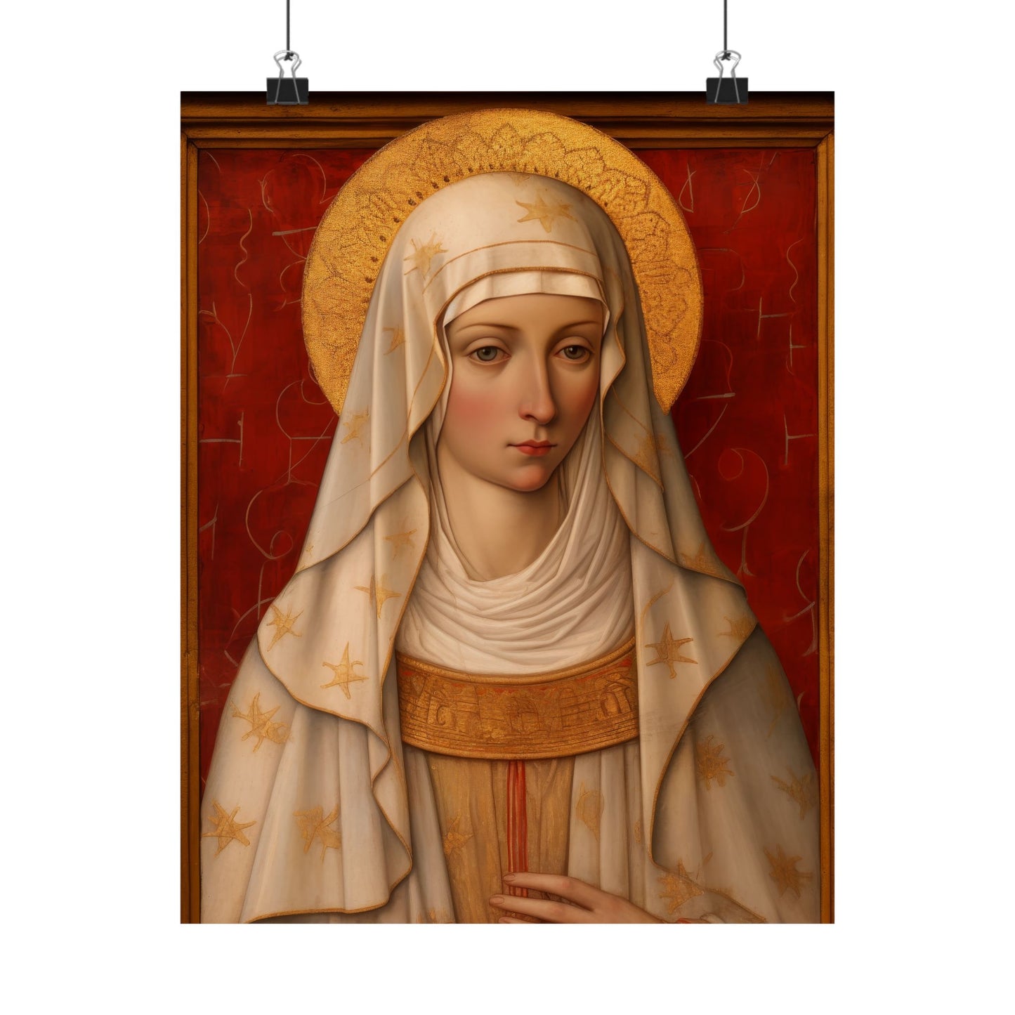 Saint Isidora - The Fool for Christ - Sanctified Souls Print - Multiple Sizes - Premium Matte Vertical Posters - Catholic Saint Art