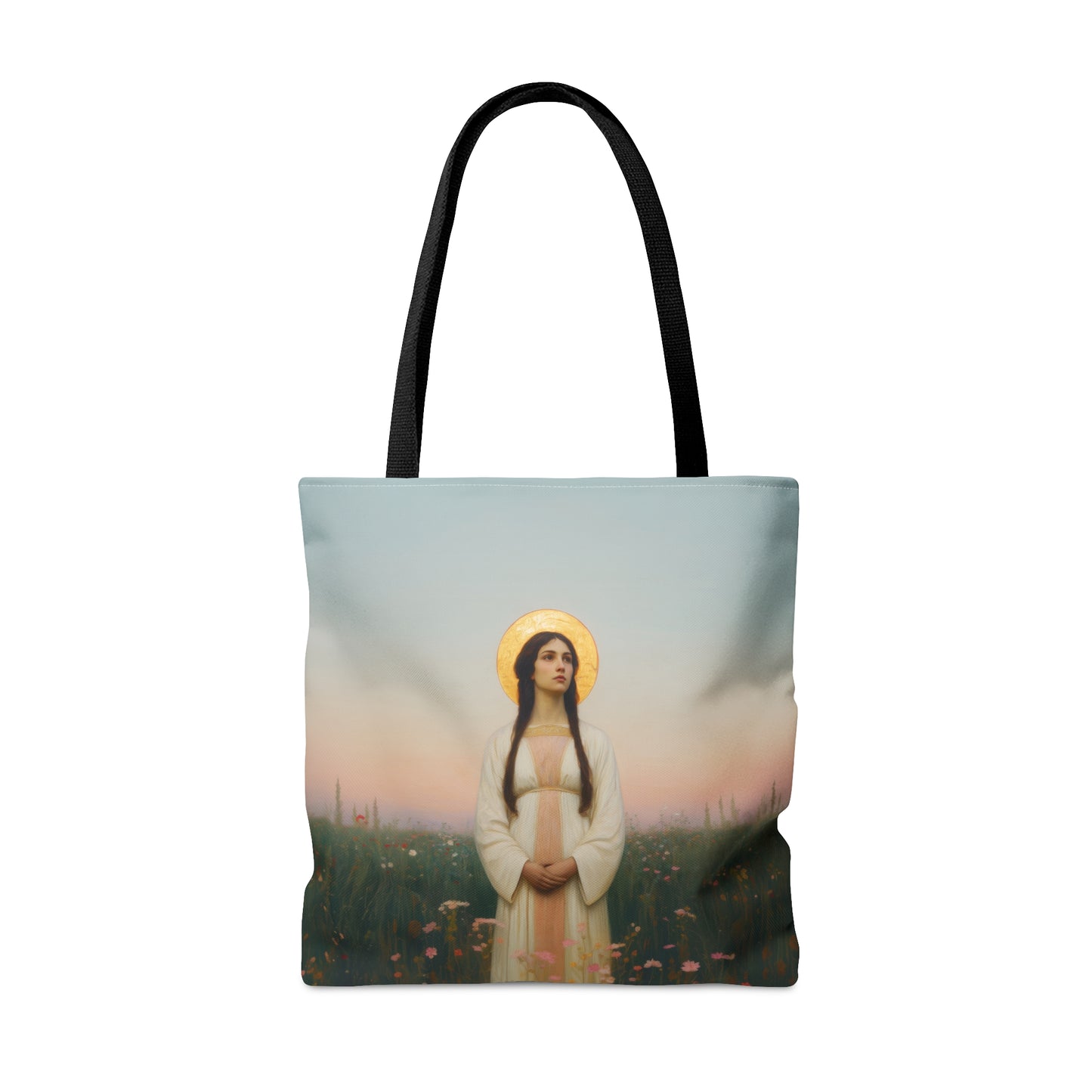 Saint Sabina - Tote Bag - Large Medium Small Faith Art Bag - Bible Study Faith Purse - Double Sided