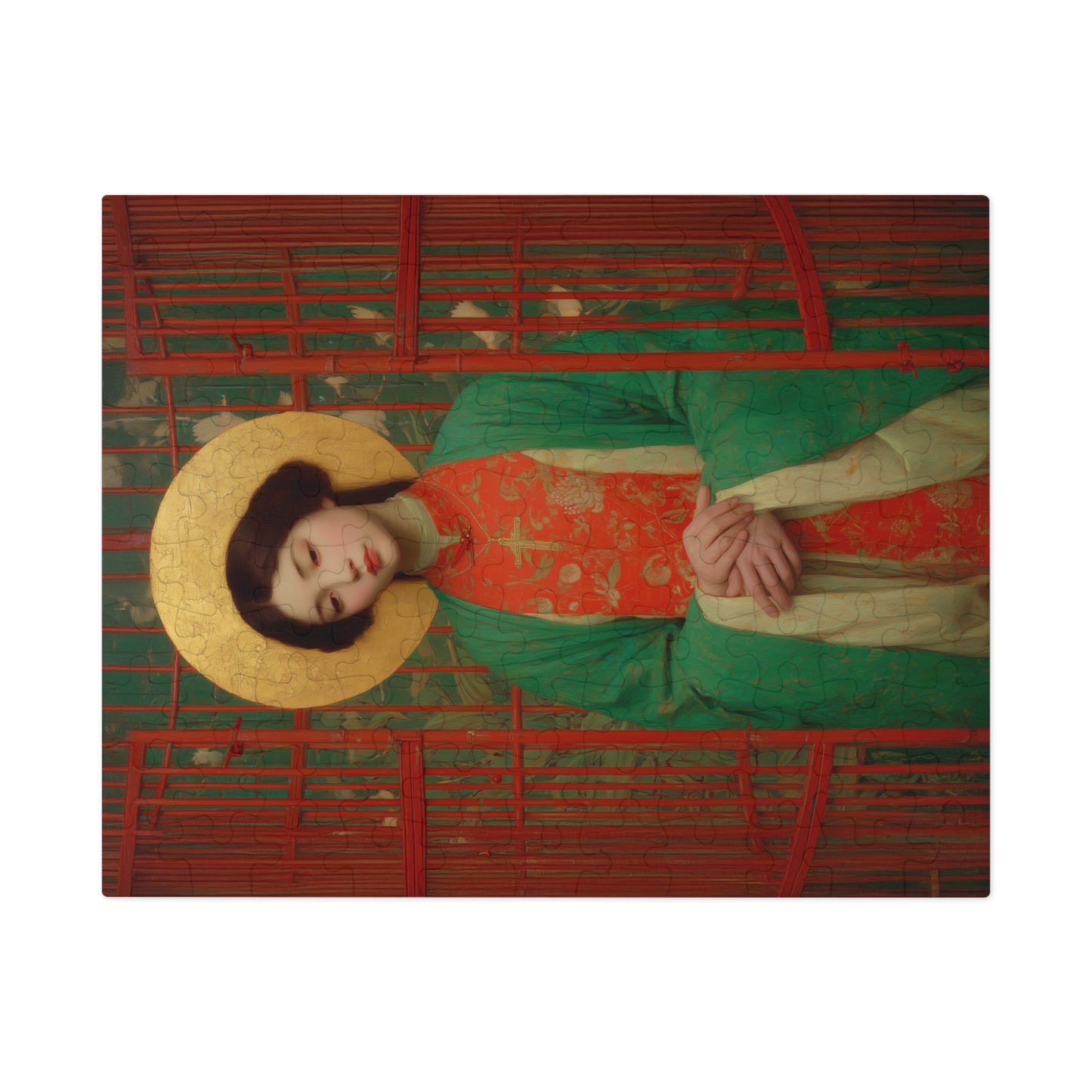 Saint Agnes Tsao Kou Ying - Puzzle and Keepsake Tin - Religious Jigsaw Puzzle (30, 110, 252, 500,1000) - Gift for Catholic Families