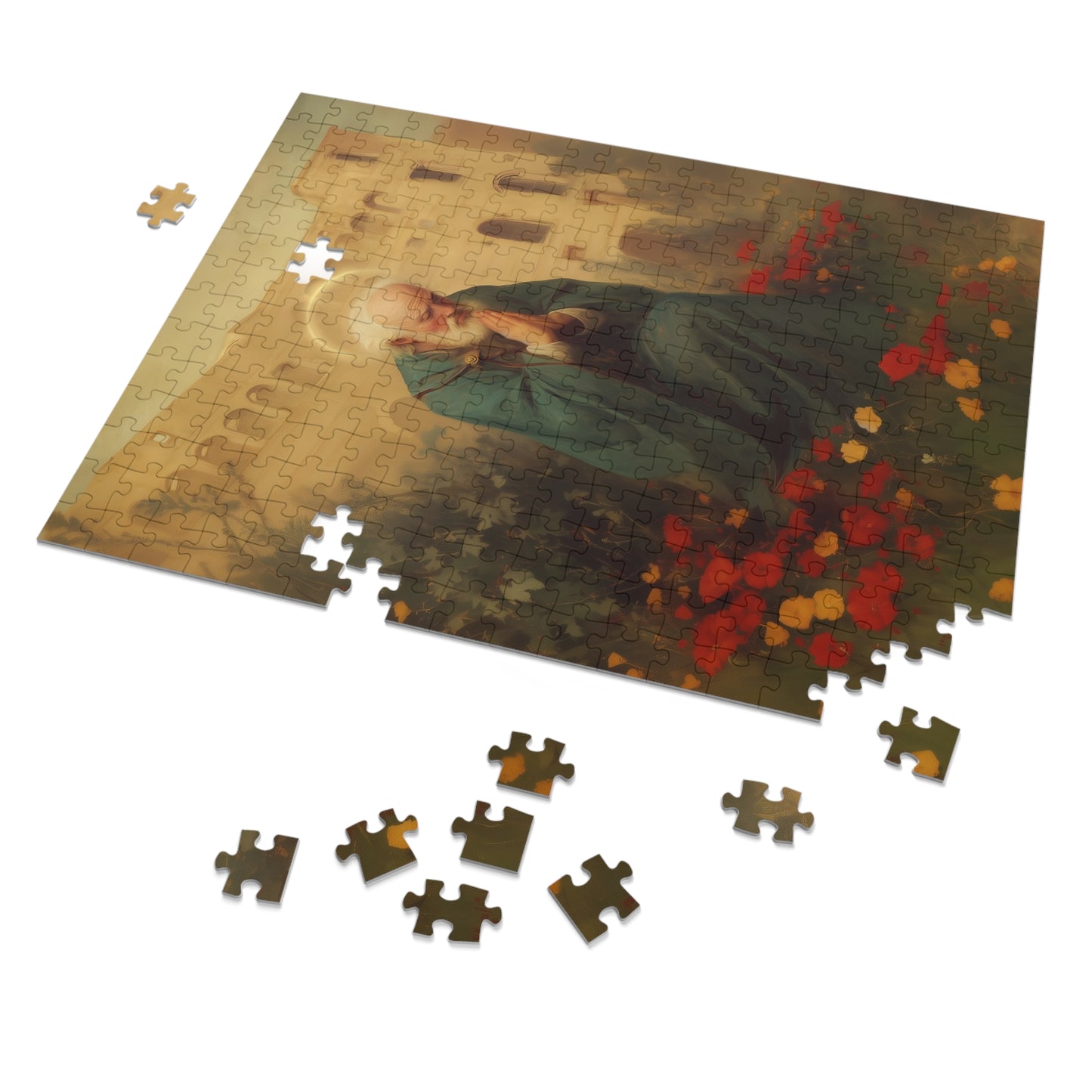 Saint Cyprian - Puzzle and Tin - Religious Jigsaw Puzzle (30, 110, 252, 500,1000) - Gift Catholic Families