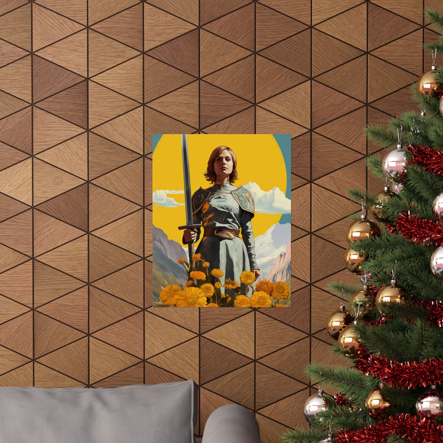 Saint Joan of Arc Print - Sanctified Souls Print - Multiple Sizes - Premium Matte Vertical Posters